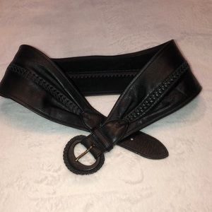 Ralph Lauren Black Leather Belt